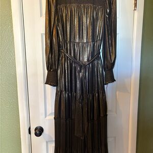 Elegant Metallic Dress
